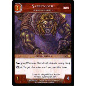 Sabretooth - Reformed Killer