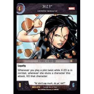 X-23 - Genetic Miracle