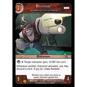 Random, Marshall Evan Stone III