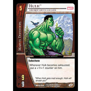 Hulk - Grumpy Green Goliath