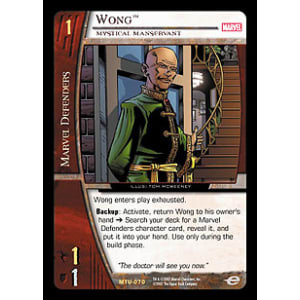 Wong - Mystical Manservant