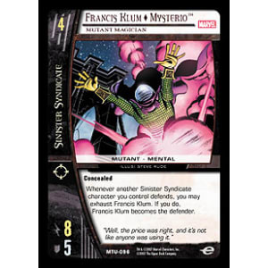 Francis Klum @ Mysterio - Mutant Magician