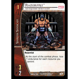 Razorfist - Sociopathic Mercenary