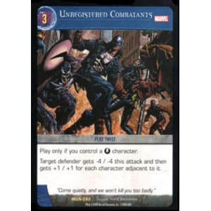 Unregistered Combatants