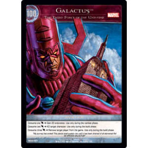 Galactus - The Third Force of the Universe