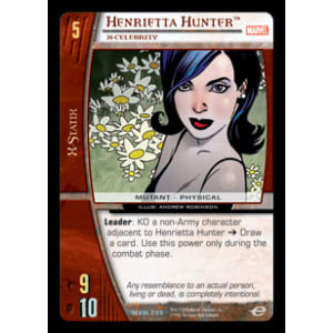 Henrietta Hunter - X-Celebrity