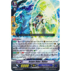 Kelpie Rider, Vallas