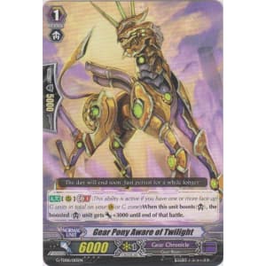 Gear Pony Aware of Twilight