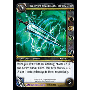 Thunderfury, Blessed Blade of the Windseeker