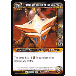 Platinum Shield of the Valorous