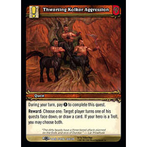Thwarting Kolkar Aggression