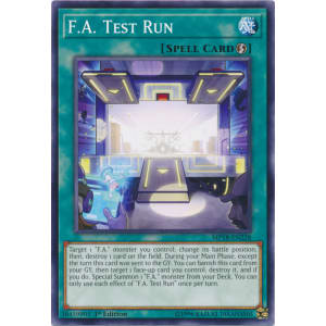 F.A. Test Run