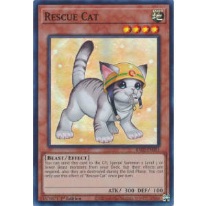 Rescue Cat [Alt Art] (Super Rare)
