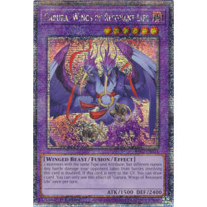 Garura, Wings of Resonant Life (Quarter Century Secret Rare)