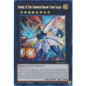 Number 38: Hope Harbinger Dragon Titanic Galaxy (Secret Rare)
