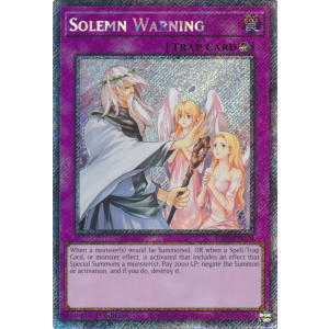 Solemn Warning (Platinum Secret Rare)