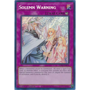 Solemn Warning (Secret Rare)