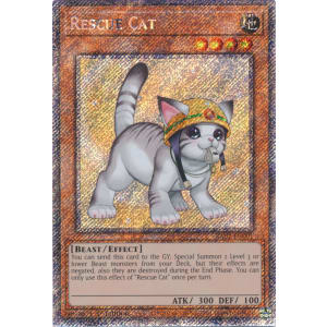 Rescue Cat [Alt Art] (Platinum Secret Rare)