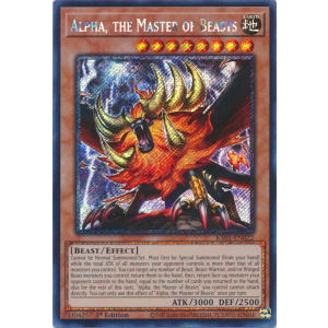 Alpha, the Master of Beasts (Platinum Secret Rare)