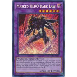 Masked HERO Dark Law (Secret Rare)