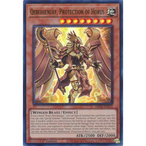 Qebehsenuef, Protection of Horus