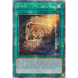 WANTED: Seeker of Sinful Spoils (Quarter Century Secret Rare)