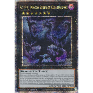 Eclipse, Dragon Ruler of Catastrophes (Quarter Century Secret Rare)