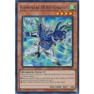 Elemental HERO Stratos (Alternate Art) (Silver Rare)