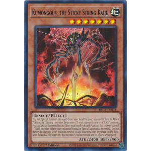 Kumongous, the Sticky String Kaiju (Silver Rare)