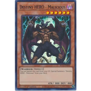 Destiny HERO - Malicious (Silver Rare)