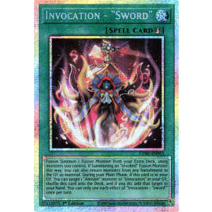 Invocation - "Sword" (Starlight Rare)