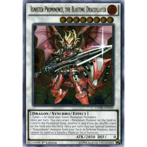 Ignister Prominence, the Blasting Dracoslayer (Ultimate Rare)