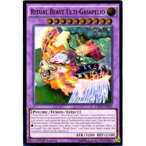 Ritual Beast Ulti-Gaiapelio (Ultimate Rare)