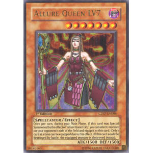 Yu-Gi-Oh! Allure Queen LV7 - CDIP-EN008 - Ultimate Rare 1st Edition NM