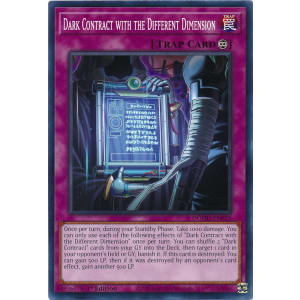 Dark Contract with the Different Dimension