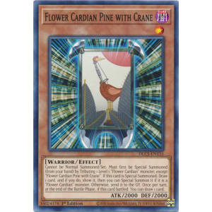 Flower Cardian Pine with Crane