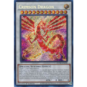 Crimson Dragon - DUNE-EN038 - Quarter Century Secret Rare - 1st