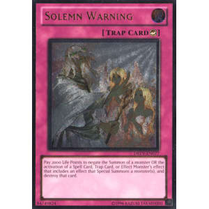 Solemn Warning (Ultimate Rare)