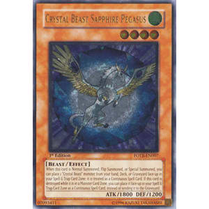 Crystal Beast Sapphire Pegasus (Ultimate Rare)