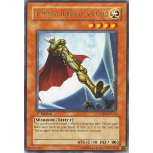 Elemental Hero Captain Gold (Ultra Rare)