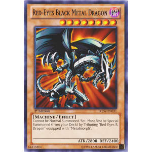 3-Card Set Red-Eyes Black Metal Dragon Metalmorph Mili 1st YUGIOh Dragon B 