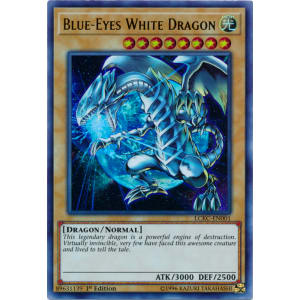 Blue-Eyes White Dragon (Space and Earth Background)