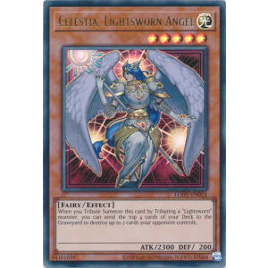 Celestia, Lightsworn Angel (Ultimate Rare - 2020 Copyright Date)
