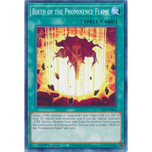 Birth of the Prominence Flame