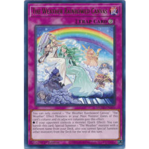 The Weather Rainbowed Canvas