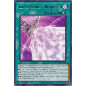 Tachyon Spiral of Destruction