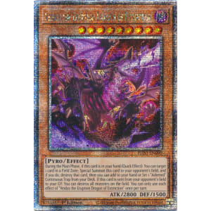 Veidos the Eruption Dragon of Extinction (Quarter Century Secret Rare)