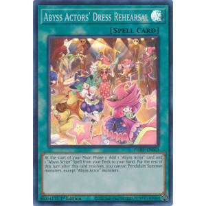 Abyss Actors' Dress Rehearsal