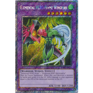 Elemental HERO Flame Wingman (Platinum Secret Rare)