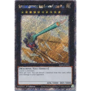 Superdreadnought Rail Cannon Gustav Max (Platinum Secret Rare)